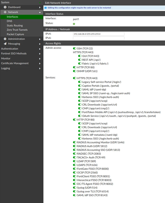 Default Service Decoder Technical Tip: Best practices on hardening FortiAuthenticator ...