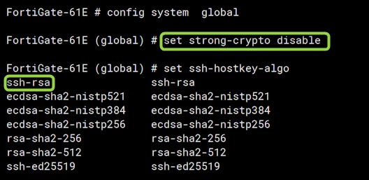 Host Key Algorithm Technical Tip: How SSH Server host key algorithms can be changed ...