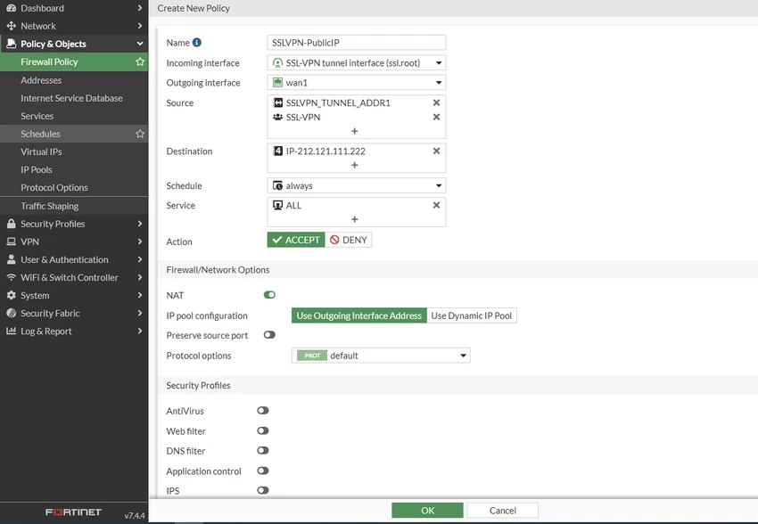 Technical Tip: How to access specific public IPs using SSL VPN Split ...