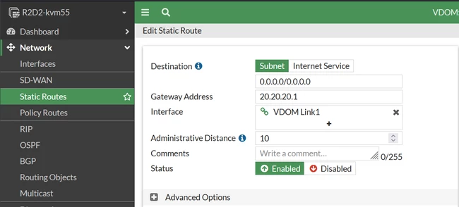 fortigate static route with rest api and python-2026 -... Technical Tip: Configure a virtual server on a FortiGate running in ...