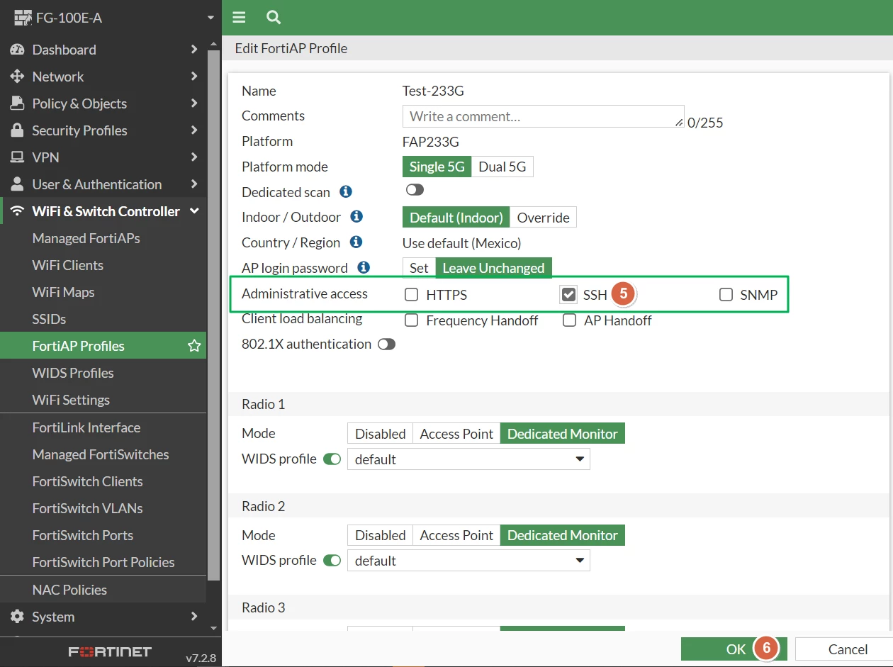Technical Tip: How to enable SSH access to FortiAP managed by FortiGate ...