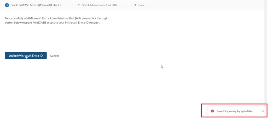 Troubleshooting Tip: Unable to complete the Microsoft Entra ID ...