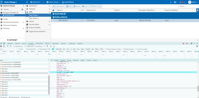Technical Tip: FortiManager API troubleshooting using browser developer ...