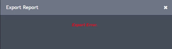 Troubleshooting Tip: Export Error for PDF Report | Community