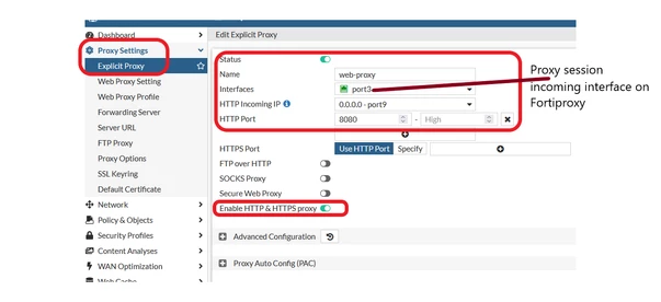 Technical Tip: Setting up FortiTester to be used for explicit proxy ...