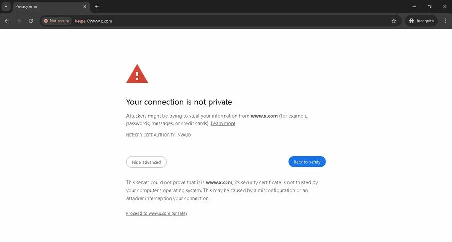 Technical Tip: Replacement Message not visible for all websites when ...