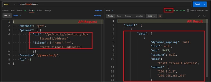 Technical Tip: How to get and update firewall addresses using JSON API ...