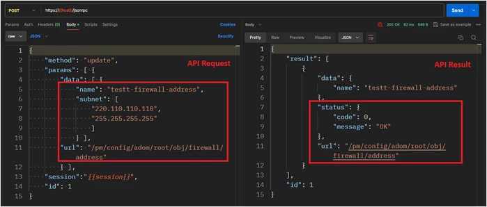 Technical Tip: How to get and update firewall addresses using JSON API ...