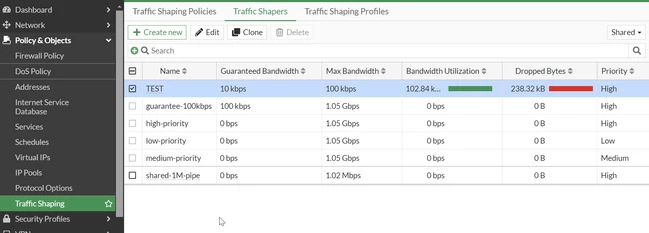 Fortigate Traffic Shapping Technical Tip: Limit the internet bandwidth for specific users based on ...