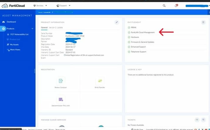 Technical Tip: FortiSwitch is not visible in FortiLAN Cloud inventory ...