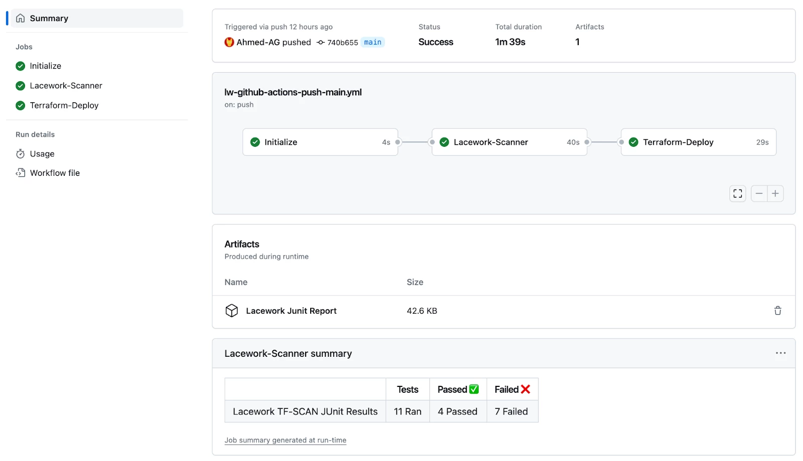 Integrating Lacework IAC Scanner with Github actions for secure ...