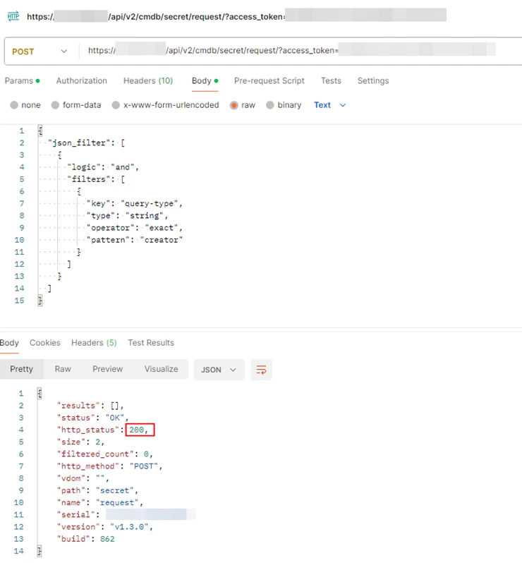 Technical Tip: How to debug API request in FortiPAM | Community
