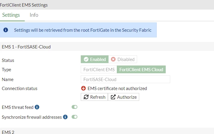 Forticlient Error Troubleshooting Tip: How to troubleshoot one FortiClient EMS connector ...