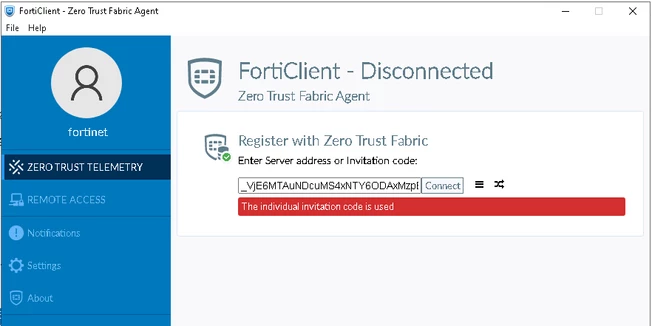 Troubleshooting Tip: FortiClient Zero Trust Telemetry error 'The ...