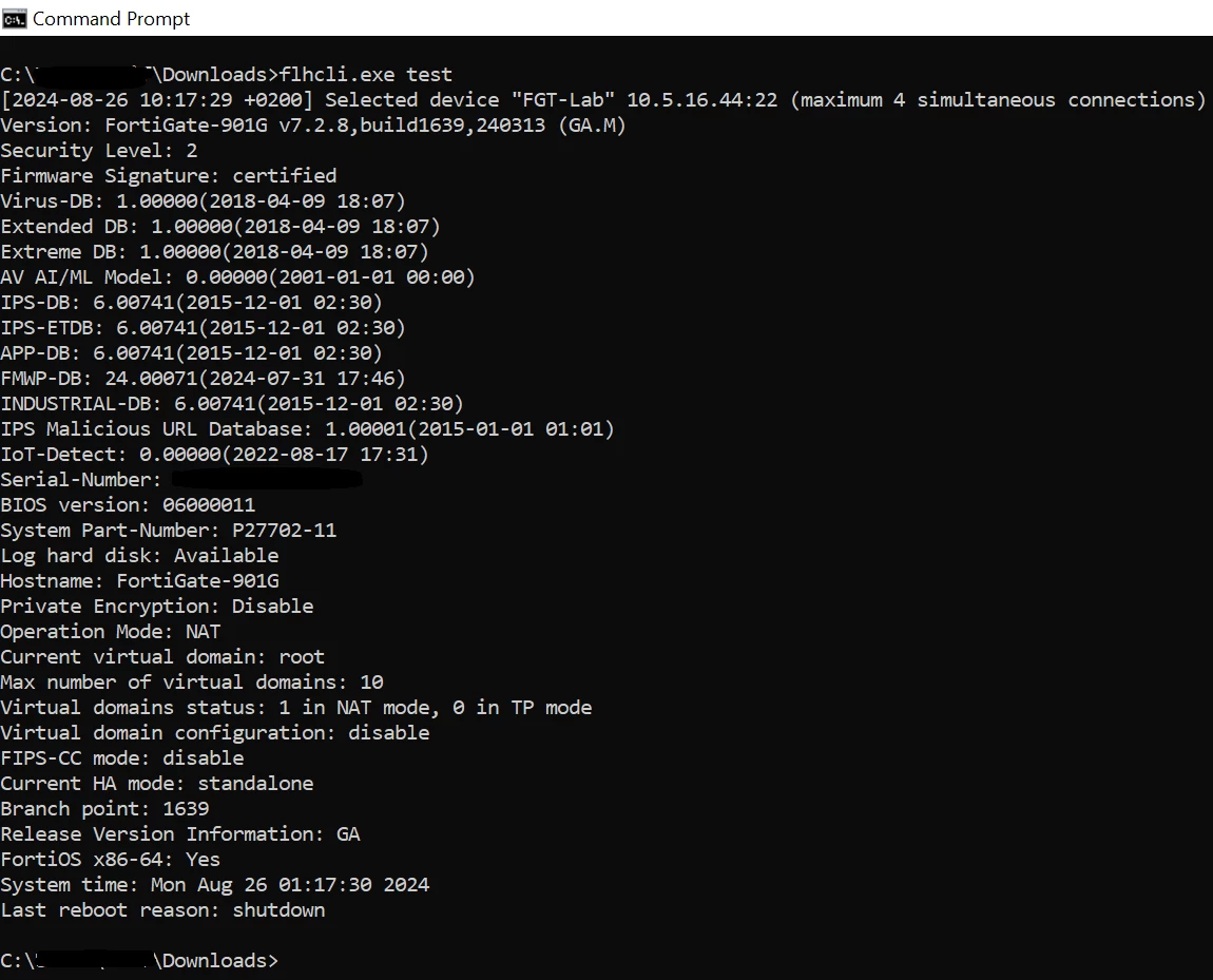 Technical Tip: FortiLightHouse CLI: Monitoring Script to collect debugs ...