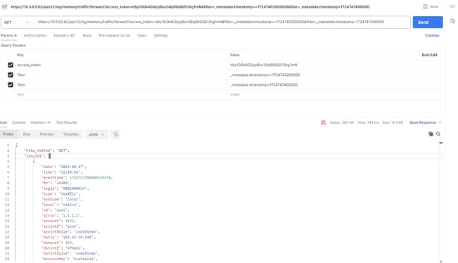Technical Tip: Retrieve event logs using an API GET request with ...