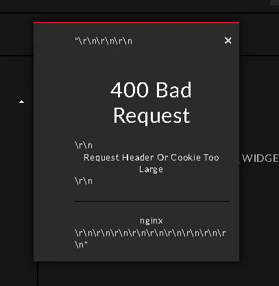 Troubleshooting Tip: How to fix 400 Request Header or Cookie too large ...
