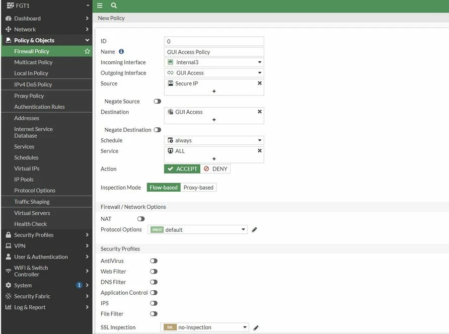 Fortigate Flow Control Gui Troubleshooting Tip: Use Loopback interface to secure GUI admin login ...