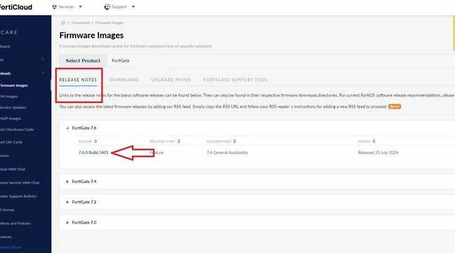 Technical Tip: Find the release date of FortiOS firmware versions ...