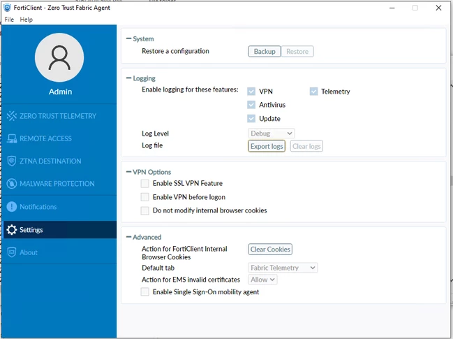 Forticlient Log Technical Tip: Using FortiClient to detect, mitigate and recover Akira ...
