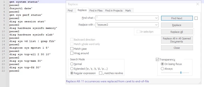 Technical Tip: Using Notepad++ to avoid some repeated tasks when ...