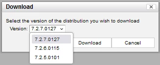 Figure 2. Download FortiNAC firmware version.