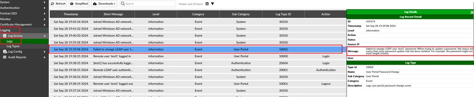 FAC Logs - Password change error.png