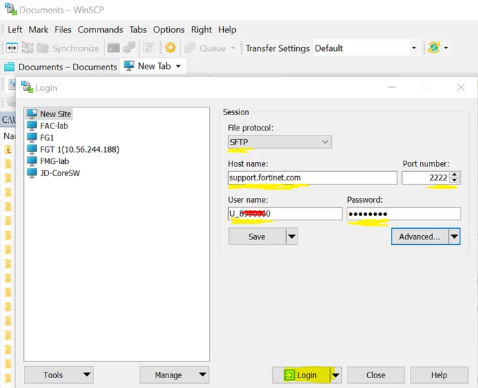 1.1 WinSCP client to quick connection.PNG