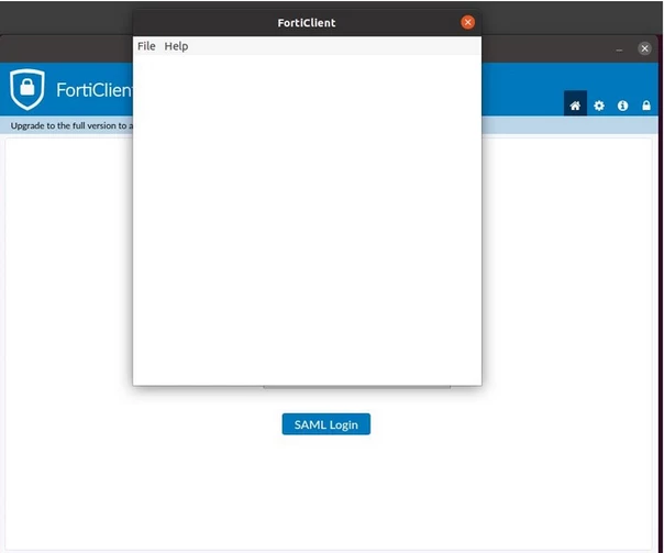 Forticlient Screen Technical Tip: FortiGate receives connection requests for a listening ...