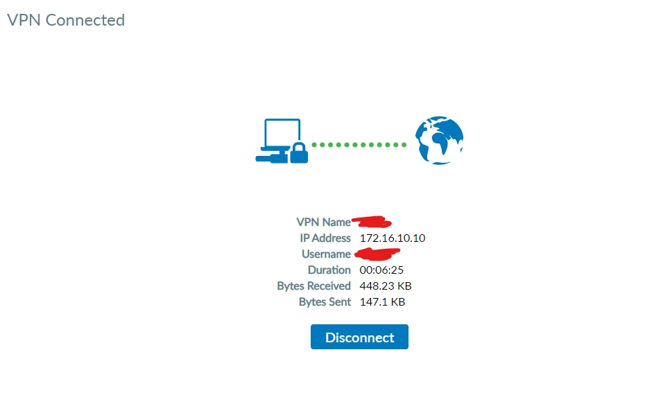 VPN status