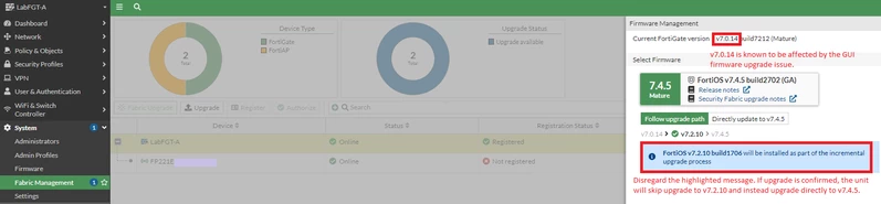 Technical Tip: FortiGate/FortiOS Upgrade Path | Community