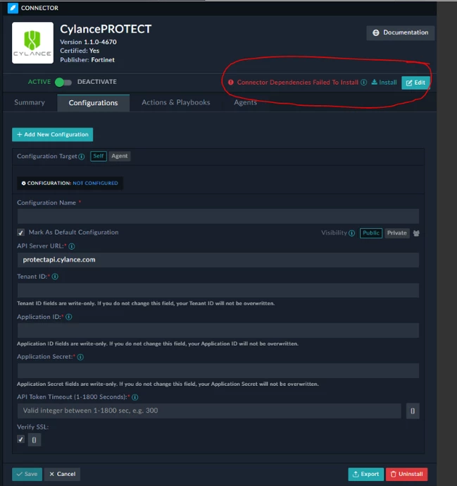 Troubleshooting Tip: CylancePROTECT connector dependencies failed to ...