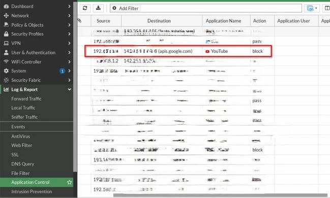 Technical Tip: How to block particular application using Application ...