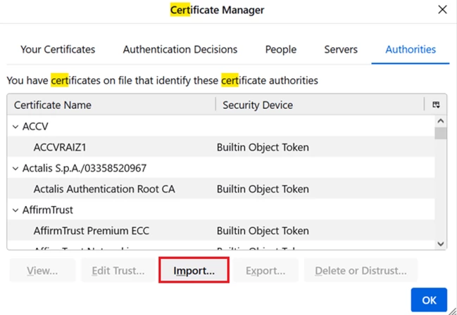 Technical Tip: How to import a FortiGate deep SSL certificate (CA ...