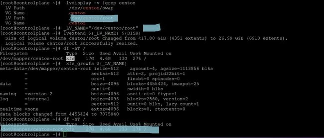 LV extend and Resize