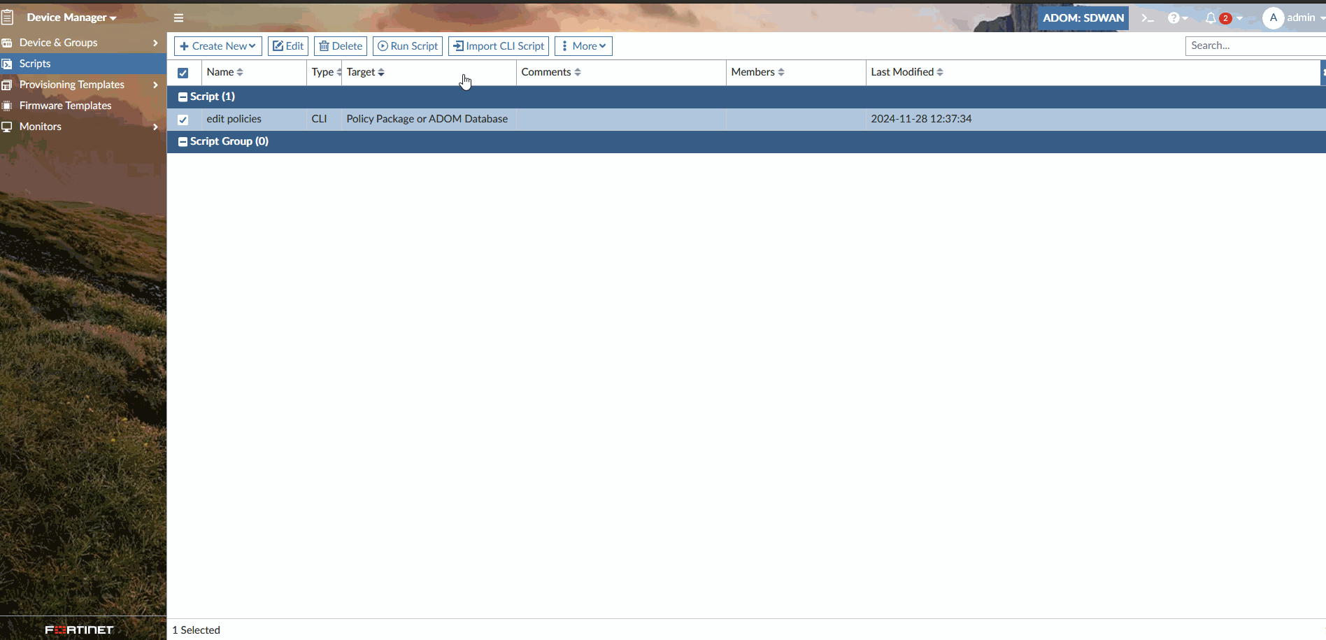 run script in adom database.gif