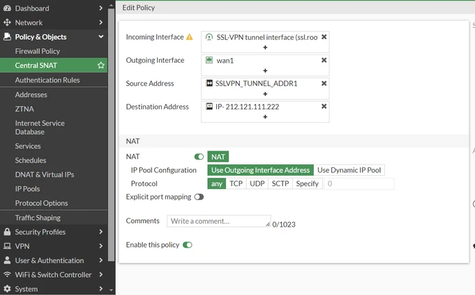 Technical Tip: How to access specific public IPs using SSL VPN Split ...