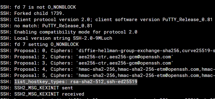 Technical Tip: SSH Server host key offered by FortiGate | Community