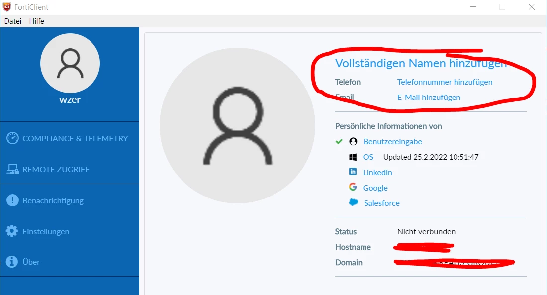 FortiClient UserInfo.png FortiClient UserInfo.png
