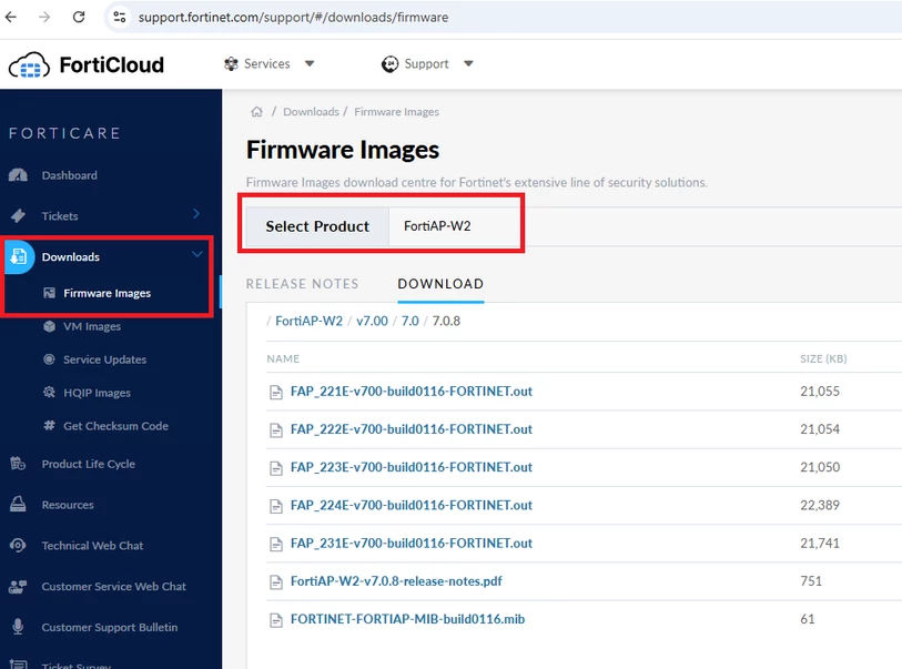 Support site firmware download.PNG