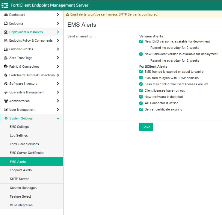Troubleshooting Tip: FortiClient EMS Log Viewer display error message ...