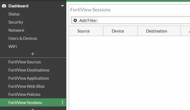 Technical Tip: How to filter and clear sessions on a FortiGate using ...