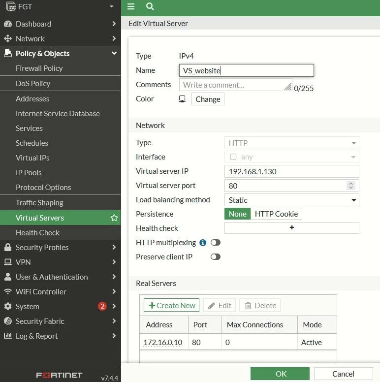 VS config