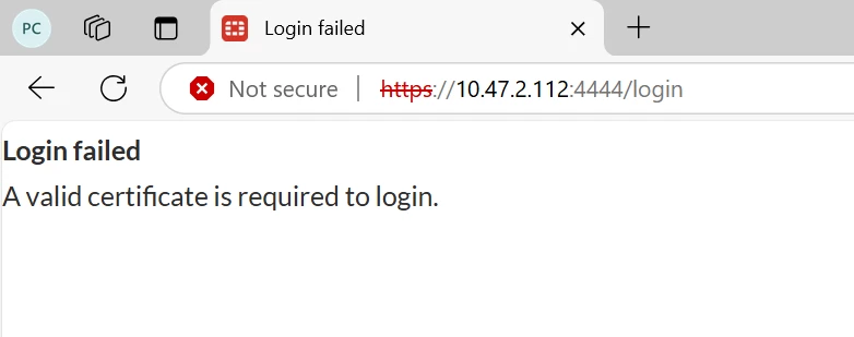 a valid cert is required to login.PNG a valid cert is required to login.PNG