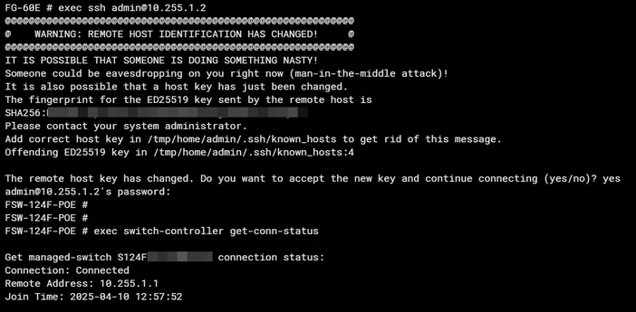 Accept the new key generated.