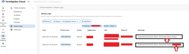 Attack Log Duplicate parameter.png
