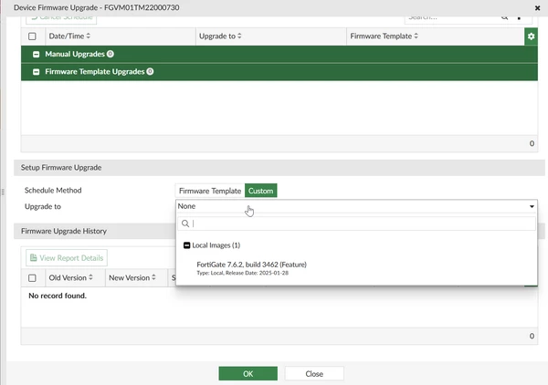 Technical Tip: How to upgrade FortiGate using FortiManager | Community