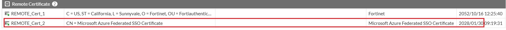 Figure 8. Import IdP certificate on FortiPAM