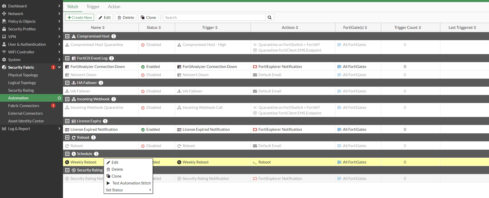 Can be tested via Test Automation Stich