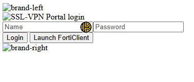 login screen after pressing 'ok' on first screen